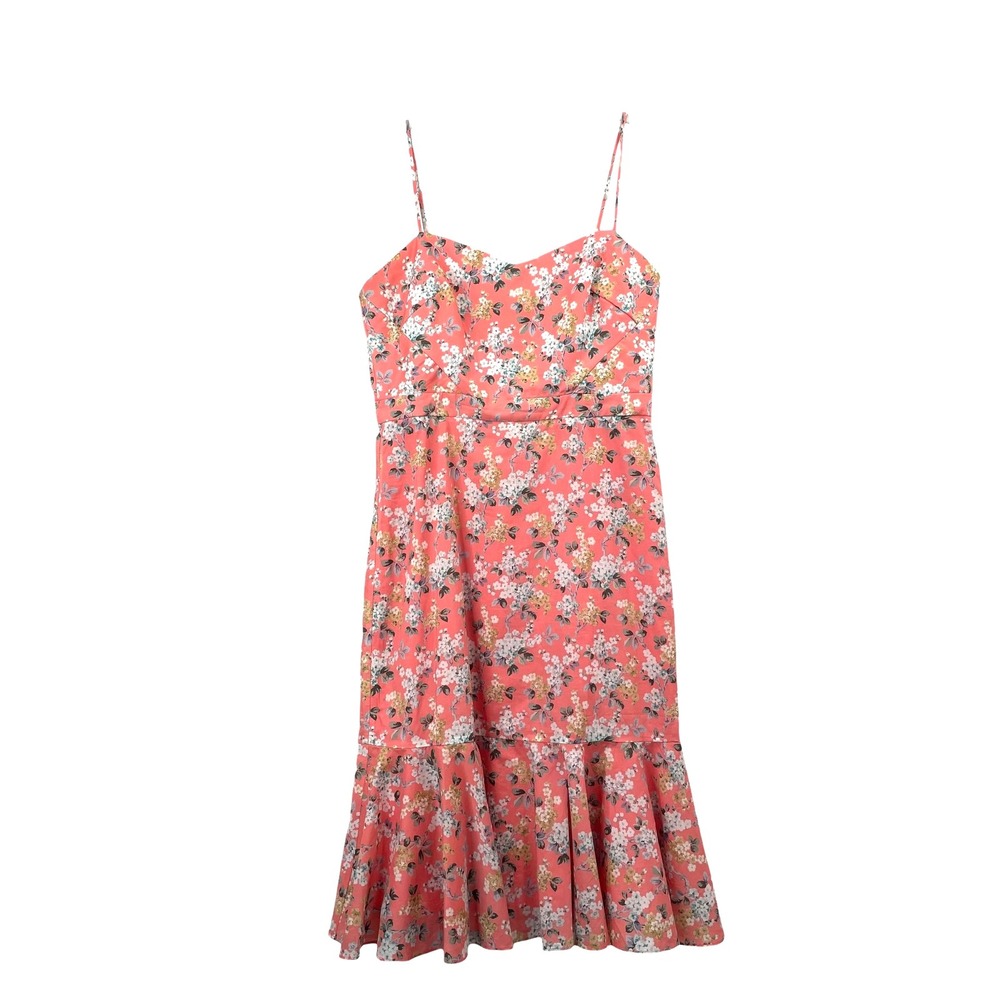 J. Crew Ruffle-hem strappy midi dress in Liberty Josephine floral Size 6